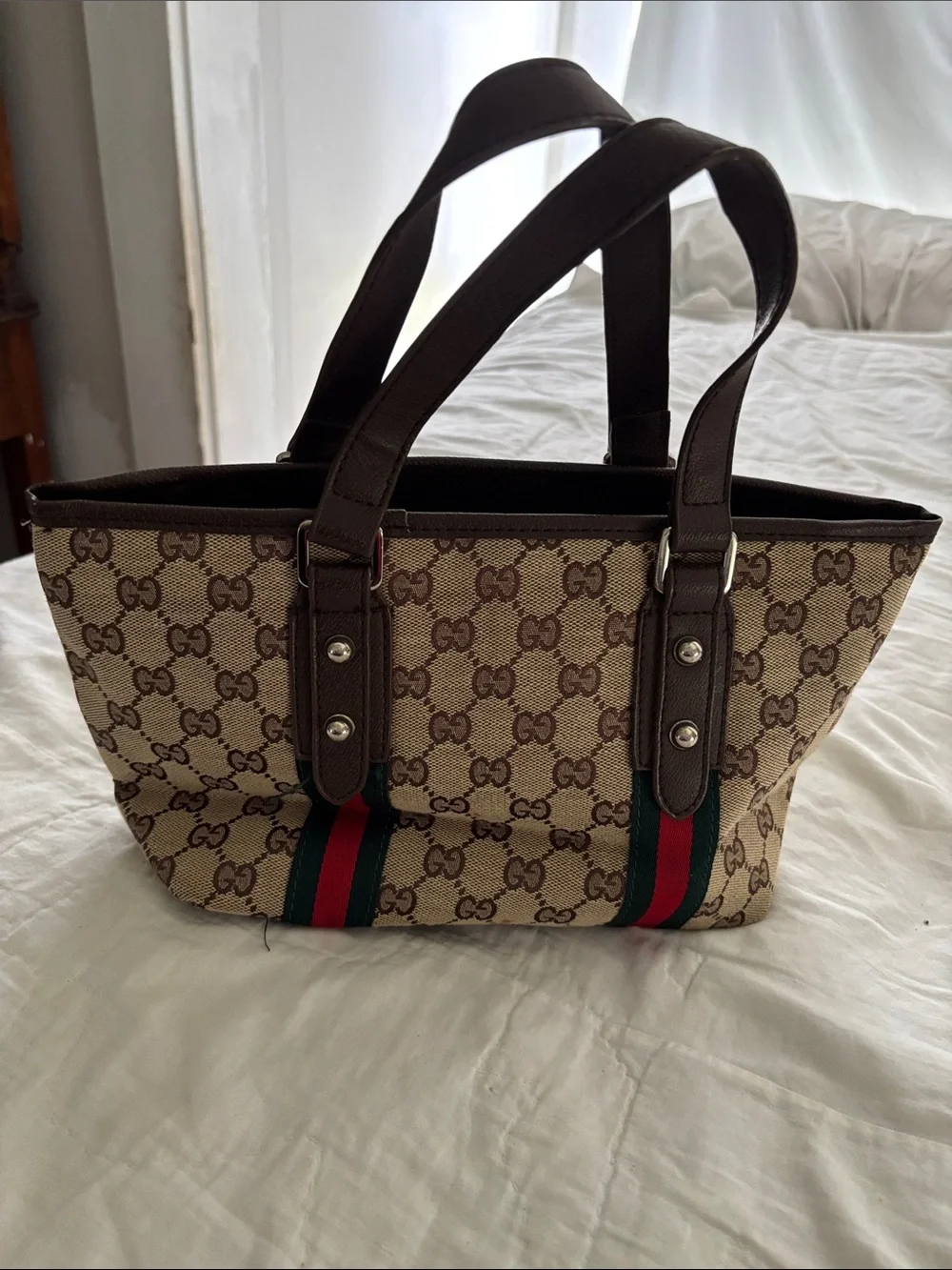 Brown Leather Men’s Tote Bag